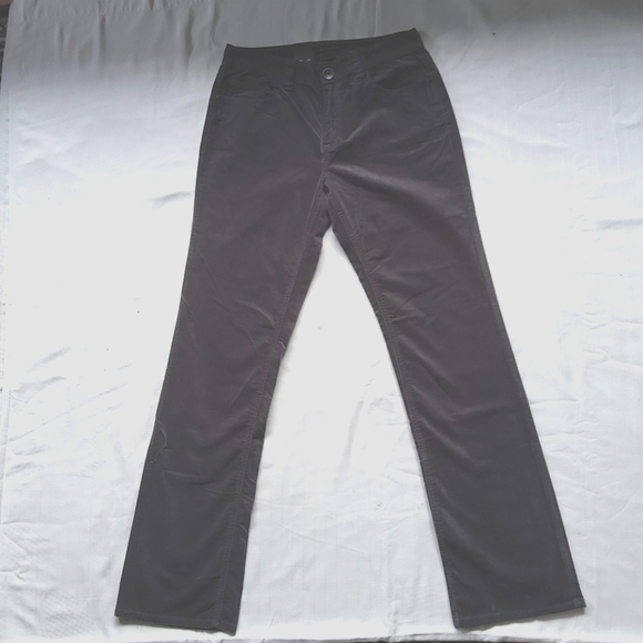 Calvin Klein Jeans Gunmetal Velvet Bootcut Pant NEW- Sz. 6 - Picture 5 of 6